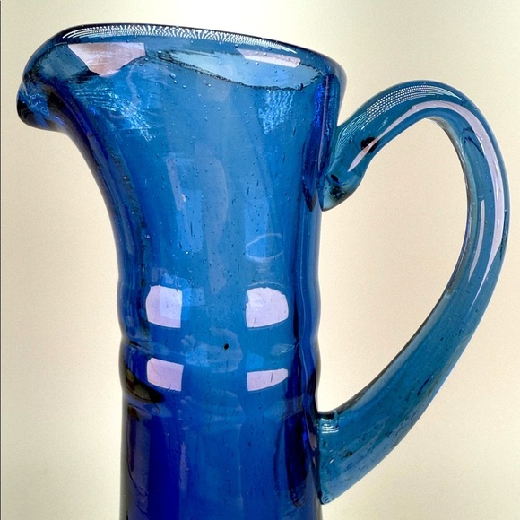 Vintage Batsheva Hand Blown 
Cobalt Blue Decanter - Picture 6 of 8